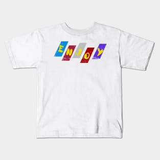 ENJOY Typography Kids T-Shirt